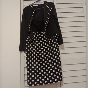 CH Fashion Polka Dot Pencil Dress Size 2XL